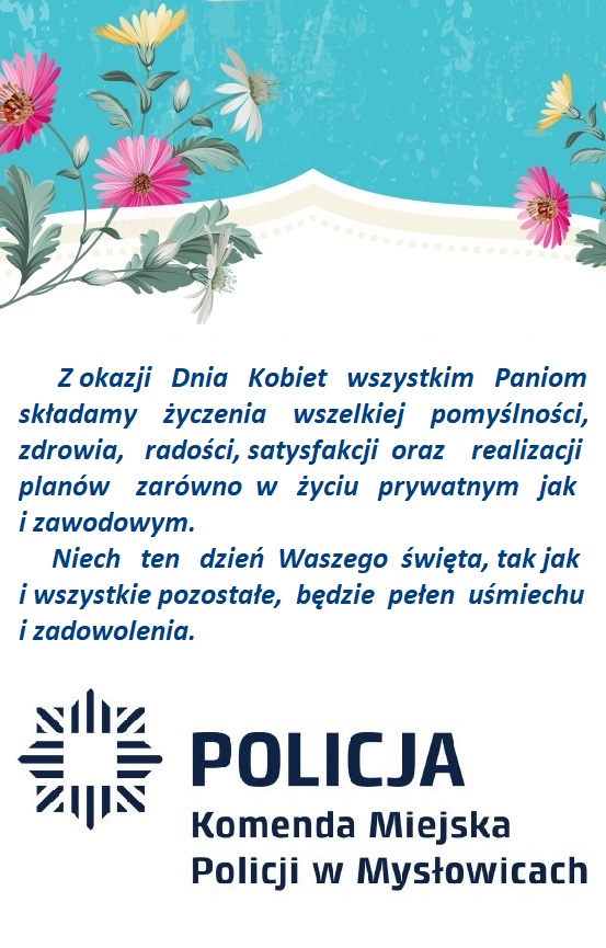 Życzenia z okazji Dnia Kobiet:Z okazji Dnia Kobiet wszystkim Paniom składamy życzenia wszelkiej pomyślności, zdrowia, radości, satysfakcji oraz realizacji planów zarówno w życiu prywatnym jak i zawodowym. Niech ten dzień Waszego święta, tak jak i wszystkie pozostałe, będzie pełen uśmiechu i zadowolenia.