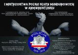 plakat I Mistrzostw Polski Służb Mundurowych w Armwrestlingu