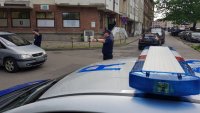 policjanci kierują ruchem