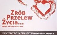 plakat akcji Światowy Dzień Ofiar Wypadków Drogowych