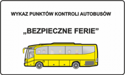 &quot;Bezpieczne ferie 2020 - autobusy do kontroli&quot;