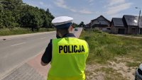 policjanci ruchu drogowego w trakcie działań &quot;Prędkość&quot;