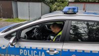 Policjanci ruchu drogowego w trakcie działań &quot;Bezpieczny weekend - Boże Ciało&quot;