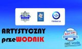 ulotka reklamująca konkurs plastyczno-filmowy „Artystyczny PrzeWODNIK&quot; z logo ogólnopolskiej akcji informacyjno-edukacyjnej pn. „Kręci mnie bezpieczeństwo nad wodą”, logo KGP, PZU i Razem Bezpieczniej