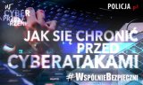 Jak się chronić przed cyberatakami. W tle rozmyta klawiatura.