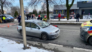 miejsce zdarzenia, potrącenia pieszego