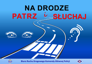 plakat akcji patrz i słuchaj