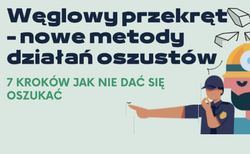 zdjęcie przedstawia plakat informujący o tym jak nie dać się oszukać