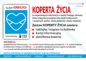 na zdjęciu znajduje się logo akcji koperta życia