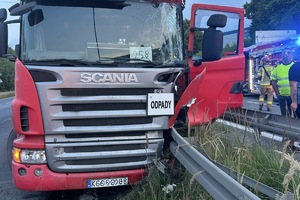 zdjęcie przedstawia miejsce kolizji opisywanej w artykule