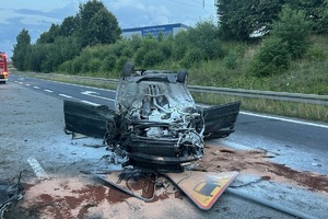 zdjęcie przedstawia miejsce kolizji opisywanej w artykule