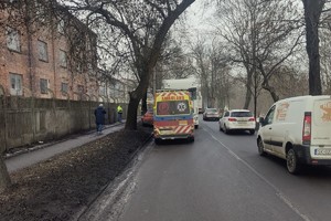 zdjęcie przedstawia miejsce kolizji