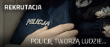 Plakat promujący służbę w Policji